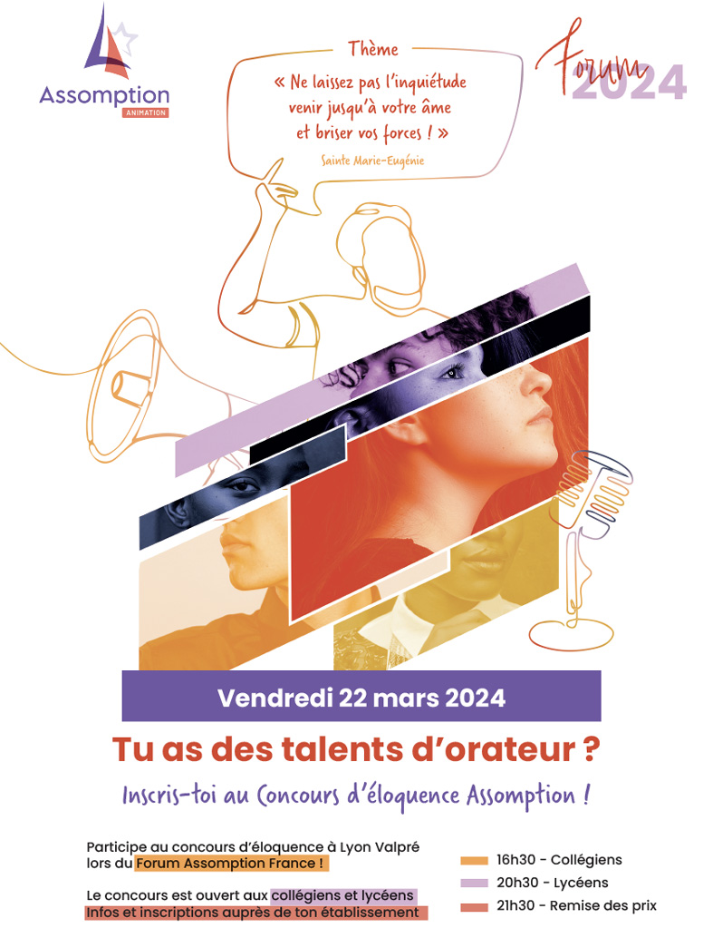 Assomption France organisera le concours d'éloquence Édition 2024