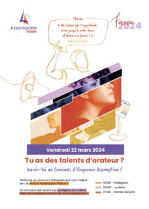 Assomption France : Concours d'éloquence mars 2024